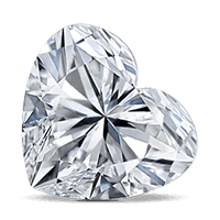 Heart diamond shape