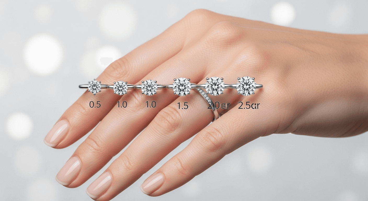 Carat Guide - Understanding Carat Weights and Size